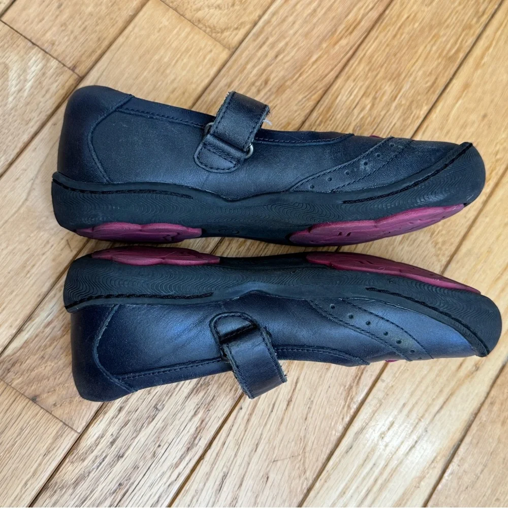 Umi Leather Kids Navy Dress Shoes with Multicolor Butterfly Girls 13 US/EUR 31